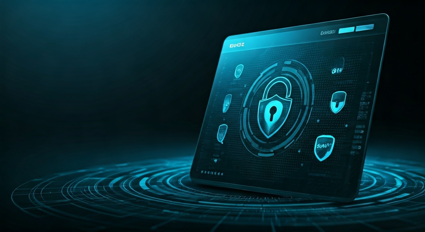 Futuristic browser security interface